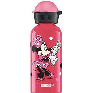 SIGG Disney drinkfles voor kinderen (0,4 liter), kleine fles zonder BPA en oplosmiddelen met veiligheidsdop, zeer stevige aluminium fles