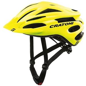 Cratoni Pacer Mountainbike-helm neongeel, mat, maat L/XL 58-62 fietsmateriaal, uniseks, volwassenen