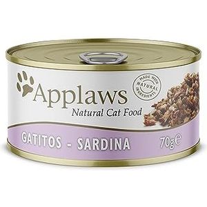 Applaws Natural Kitten Food Sardines met rijst (24 x 70 g)