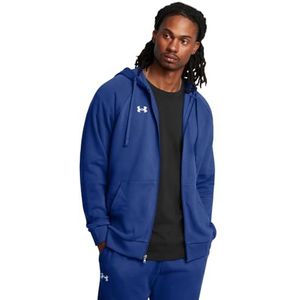 Under Armour UA Rival Fleece FZ Hoodie1379767-432 XS, technisch blauw/wit, XS, Technisch blauw/wit