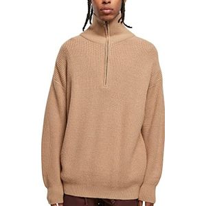 Urban Classics Oversize sweatshirt heren beige Union, M, effen beige