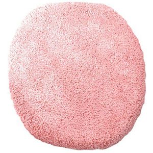 Kinzler Hoogwaardige microvezel, microvezel, polyester, roze, 47 x 50 cm wc-dekselhoes