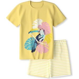CALIDA Kids Pajama Set Fille, Vanilla Cream, 164-170