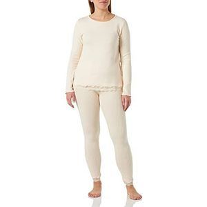 United Colors of Benetton Pyjama pour femme, t-shirt et pantalon, poudre 20 ans, M
