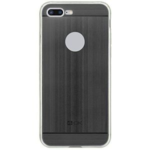4-OK Metalen beschermhoes voor Apple iPhone 7 Plus, zwart
