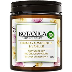 Botanica by Air Wick Geurkaars – Magnolia & vanille – duurzaam gemaakt met natuurlijke ingrediënten – 500 g kaars in glas 3185469 bruin