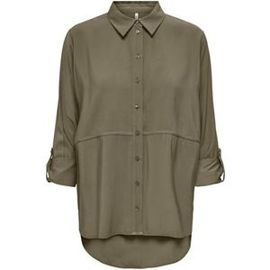 JACQUELINE de YONG JDYOLLI Dameshemd, walnut, XL, Walnoot, XL