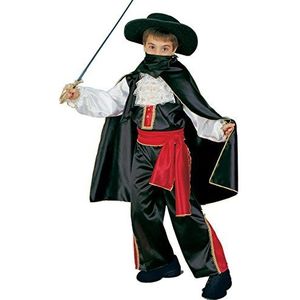 Ciao - Kostuum voor kinderen, zwart/rood/wit, 8-10 jaar, 13100.8-10