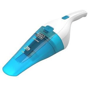 Black & Decker Accu Stofzuiger Nat/Droog wit - Stofzuiger - Blauw - Wit