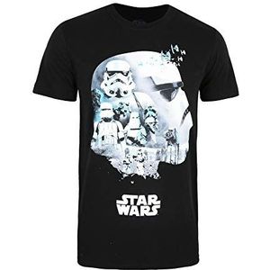 Star Wars Troopers T-shirt voor heren, Zwart