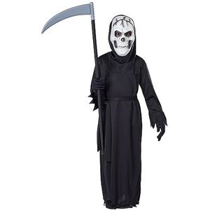 Dress Up America Grim Reaper rollenspel, kostuum, Halloween, Sensenman-kostuum voor mannen, doodskostuum voor kinderen