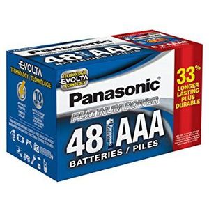 Panasonic Energy Corporation LR03XE/48PC Platinum Power alkaline AAA