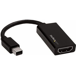 StarTech.com Mini DisplayPort naar HDMI-adapter - actieve videoconverter mDP 1.4 naar HDMI 2.0-4K60Hz - Mini DP of Thunderbolt 1/2 Mac/PC naar HDMI-monitor/tv - mDP naar HDMI-kabel (MDP2HD4K60S)