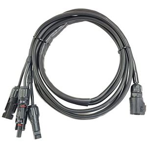 B&W Energy Case Connect. Cable for Two MC4 Plugs Black