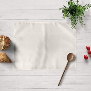 BELUM Set van 2 individuele placemats Afmeting: 45 x 35 cm 100% katoen hars vlekbestendig (niet-gelamineerde taakt), 300 g Model: effen 102