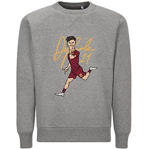 AS Roma Crewneck Dybala Grijs Volwassen XL Unisex