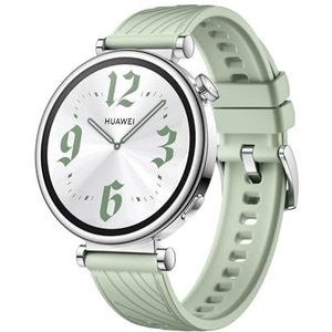 HUAWEI Watch GT 4, 41 mm, smartwatch, iOS en Android, behuizing van roestvrij staal, tot 7 dagen batterijduur, caloriebeheer, volledig gezondheidsmanagement, SpO2, GPS, groene versie FR