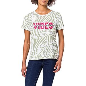 KEY LARGO Club Round T-shirt voor dames, Witgroen