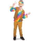 Folat 63276 - Flower Power Boys hippie kostuum - maat 116-134