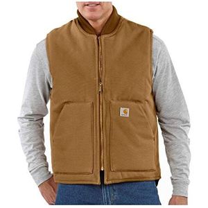 Carhartt Duck Vest voor heren, arctisch gewatteerde vest zonder mouwen , carhartt-bruin, xxl, Carhartt Bruin