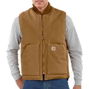 Carhartt Duck Vest voor heren, arctisch gewatteerde vest zonder mouwen , carhartt-bruin, xxl, Carhartt Bruin