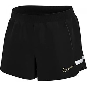 Nike Dri-fit Academy Damesshorts, zwart, wit, goud