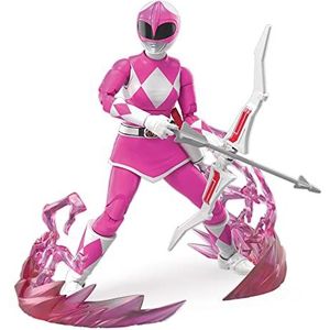Power Rangers Lightning Collection Remastered, figuur Mighty Morphin Ranger, roze, 15 cm