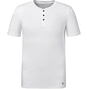 s.Oliver Mh-30tsr_ls T-shirt voor heren (1 stuk), Wit.