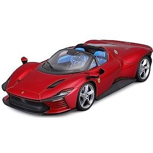 Bburago - Ferrari Signature – Daytona SP3 – reproductie van het voertuig op schaal 1:18 – rood metaal – speelgoed voor kinderen om te verzamelen vanaf 14 jaar – 16913R