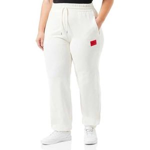 HUGO Fluwelen loungebroek voor dames, Open White110