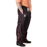 Gorilla Wear Functionele mesh trainingsbroek voor heren, zwart.