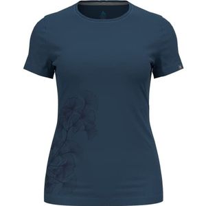 Odlo Kumano T-shirt voor dames met korte mouwen, Blauwgroen