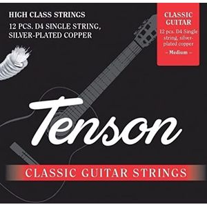 Tenson Classic Nylon Classic gitaren, normale spanning, verpakking van 12 x D4