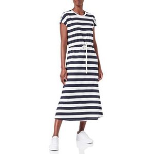 ONLY Onlmay S/S Midi Stripe Dress Jrs Damesjurk, Nachthemel / strepen: dansende wolk (Kia)