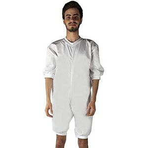 Pyjama anti-fuites en sergé (été), manches courtes et jambes courtes, taille S