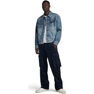 G-STAR RAW Renato Straight Cargo herenbroek, Blauw (Salute D23634-d405-c742)