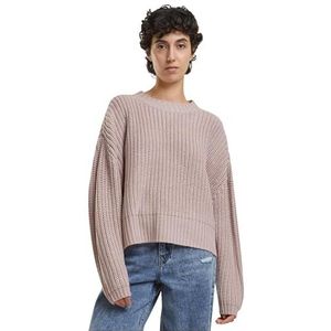 Urban Classics Pull ample basique pour femme - Pull décontracté pour femme - Pull classique pour femme - Coupe surdimensionnée, Rose de duskrose, M