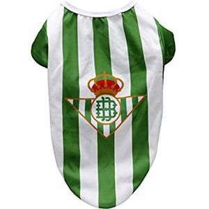 Real Betis Balompié T-shirt voor huisdieren, voor honden of katten, maat XL, officieel Real Betis-product, polyester, kleur groen en wit (CyP Brands)
