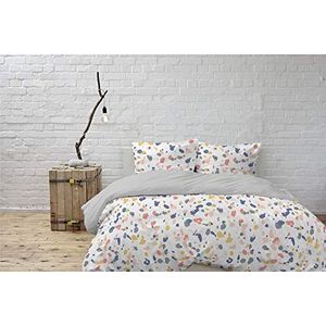 Italian Bed Linen Beddengoedset Watercolor Wt17, meerkleurig, voor tweepersoonsbed, 100% katoen