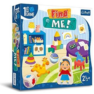 Trefl - Vind me, het eerste gezelschapsspel - gezelschapsspel voor de jongste mensen, objecten vinden, coöperatief spel voor peuters, grote elementen, leren tijdens het spelen