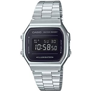 Casio Vintage Iconic A168WEM-1EF Unisex Horloge 36,3 mm - Zilverkleurig