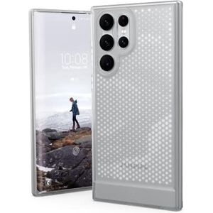 [U] van UAG Beschermhoes voor Samsung Galaxy S22, ultra transparant, Ice Lucent, slim fit, licht, elegant, transparant, schokbestendig [6,8 inch scherm]