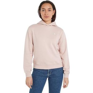 Calvin Klein Jeans Ck Embro Badge Regular Hoodie Dames Hoodies, Roze (Sepia Pink)