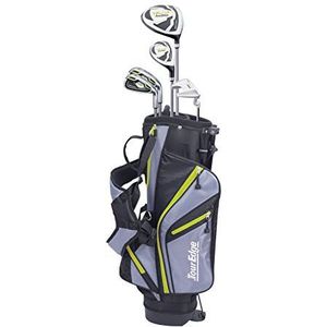 Tour Edge HL-J Junior Golfset compleet met tas (rechtshandig, grafiet, 1 putter, 2 ijzers, 1 hybride, 1 hout, 7-10 jaar) groen