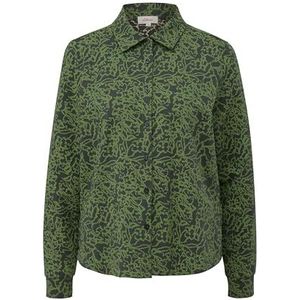 s.Oliver Jersey blouse voor dames, Groen