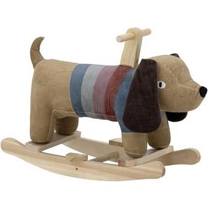 Bloomingville MINI - Charlie Rocking Toy, Dog, Brown, Polyester (82054120)