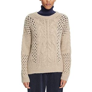 Esprit Sweater dames, 264/Light Taupe 5, XL, 264/Light Taupe 5