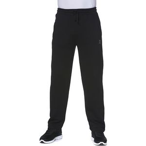 JP 1880 Heren joggingbroek met elastische tailleband en zoom, 2 zijzakken, regular fit 702635 zwart, XXL, SCHWARZ