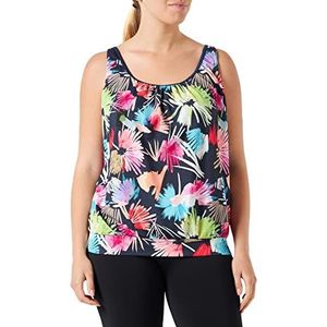 Firefly Mayla Haut Tankini, Bleu Marine/Fleur, 42 Femme