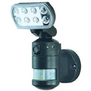 Media Express Led-wandlamp voor buiten/binnen (IP44) met bewegingsmelder, schemering, met onafhankelijke video/camera, opname op microSD 2 GB